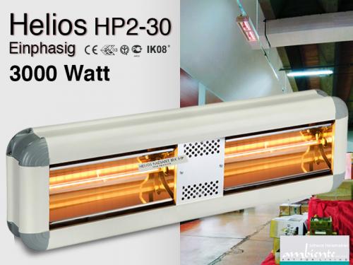 High Power Infrarot Heizstrahler Helios HP2-30 IP20 3000 Watt